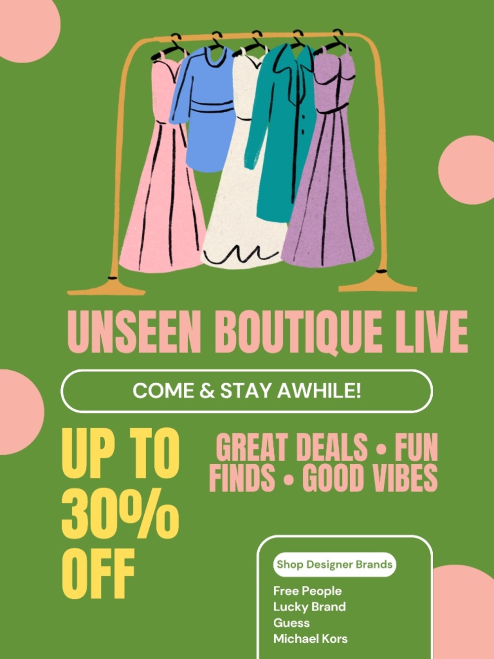 The Unseen Boutique Live